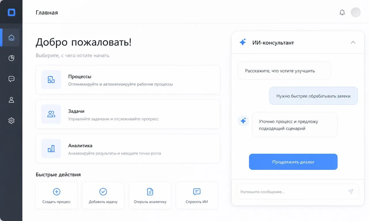 Сайты с ИИ: ИИ-консультант
