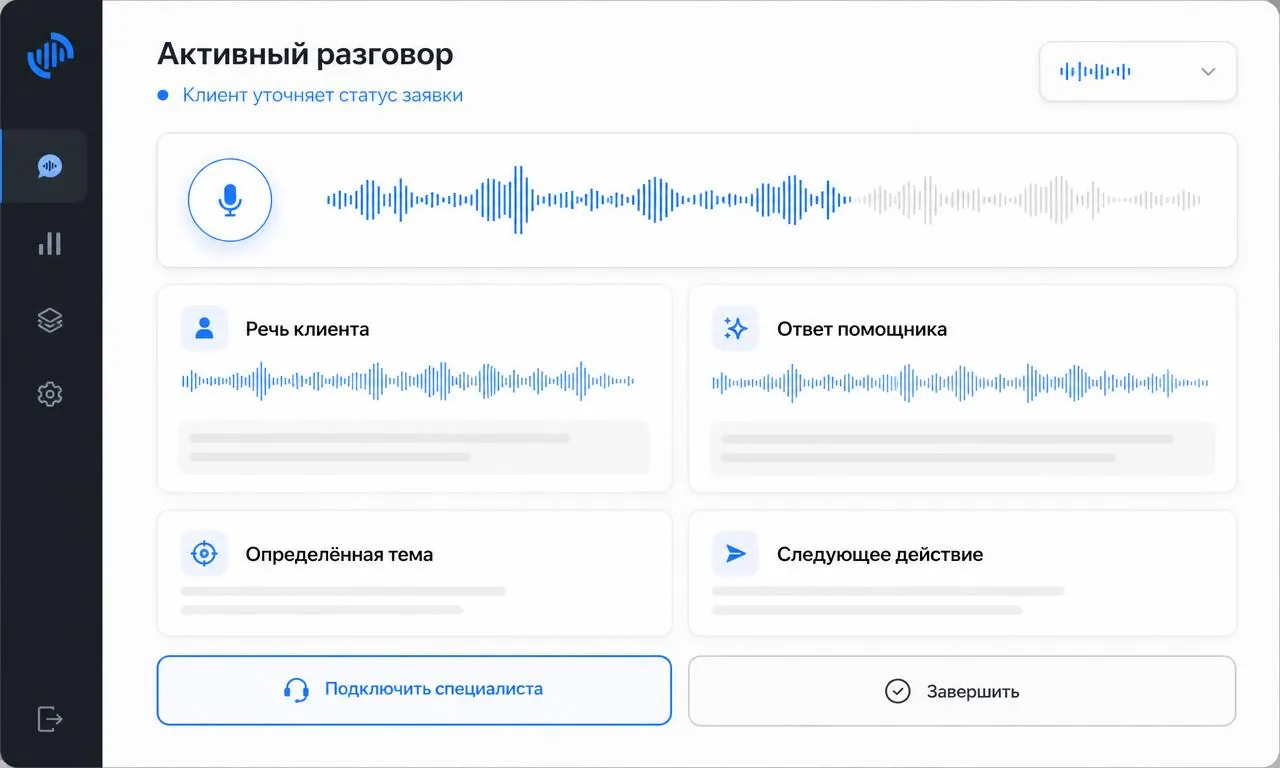Голосовые ИИ: Активный разговор